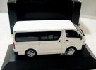 White 1:43 Scale Diecast Toyota HIACE Model