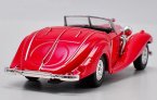 Red Kid 1:36 Scale Diecast 1936 Mercedes Benz 500K Roadster Toy