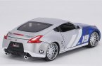 1:24 Scale Blue-Silver Maisto Diecast Nissan 370Z Model