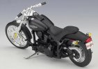 1:18 Scale Black Diecast Harley Davidson 2008 FXSTB Night Train