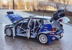 Blue 1:18 Scale Diecast VW Golf 7 SCRC Model