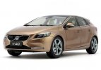 White / Bronze 1:18 Scale Diecast Volvo V40 Model