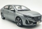 1:18 Scale Gray Diecast 2022 Peugeot 408 Car Model