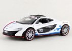 1:32 White / Black / Yellow / Blue Diecast McLaren P1 GTR Toy