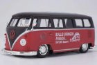 Red Welly 1:24 Scale Diecast VW T1 Bus Model