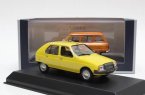 Yellow 1:43 Scale Norev Diecast Citroen Visa Club Model