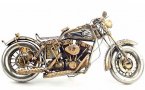 Tinplate 1:6 Scale Bronze Vintage Indian Motorcycle Model