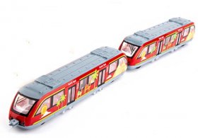 Kids Blue /Red /Yellow /Green Diecast City Articulated Tram Toy