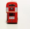 1:150 Mini Scale Red / Silver Oxford London Double-decker Bus