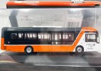 White-Orange 1:76 Scale NO.S64 Diecast BYD K9R City Bus Model