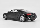 Black 1:24 Scale Welly Diecast Audi R8 Model