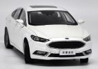 1:18 Scale White 2017 Diecast Ford New Mondeo Model