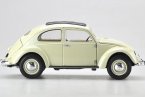 Black 1:18 Scale Welly Diecast 1950 VW Beetle Model