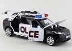 Black Kids 1:32 Police Diecast Land Rover Range Rover Velar Toy