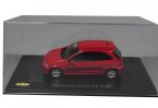 Red 1:43 Scale IXO Diecast 2000 Chevrolet Celta 1.0 Model