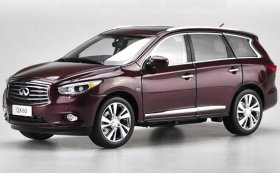 1:18 Scale Black / Wine Red Diecast Infiniti QX60 SUV Model