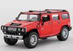 1:32 Scale Red / Yellow / Black Kids Diecast Hummer H2 Toy