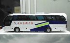 White-Blue 1:43 Scale Die-Cast Neoplan Bus Model