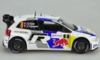 White 1:18 Scale NO.8 NOREV Diecast VW Polo R WRC Model