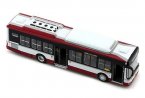 White-Red 1:64 Scale NO.9 Die-Cast BeiJing Bus Model