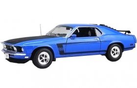 1:18 Scale Welly Diecast 1969 Ford Mustang Boss 302 Model