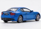 1:64 Scale Blue / Yellow Diecast Maserati GranTurismo Model