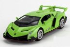 Kids 1:32 Yellow /Pink / Green / Gray Diecast Lamborghini Veneno