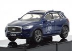 1:64 Scale Blue / Gray Diecast 2018 Infiniti QX50 SUV Model