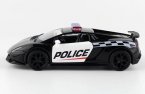 1:36 Black Kids Police Diecast Lamborghini Gallardo LP560-4 Toy