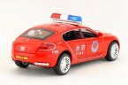 1:32 Scale Red Kids Fire Engine Diecast Bugatti Galibier Toy