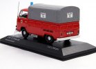 Red 1:43 Scale Fire Fighting Die-Cast VW T2 Pritsche Model