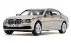 1:43 Scale Silver / Black / Blue Diecast BMW 7 Series Model