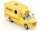 Kids 1:50 Yellow DHL SIKU 1936 Diecast Mercedes-Benz Van Toy