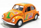 Kids Colorful Painting 1:32 Scale Diecast VW Beetle Toy