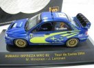 1:43 Blue NO.2 IXO Diecast Subaru Impreza WRC 2004 Car Model