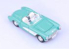 Black / Blue 1:24 Scale Maisto Diecast 1957 Chevrolet Corvette