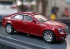 White / Red 1:64 Scale Diecast 2008 Cadillac CTS Model