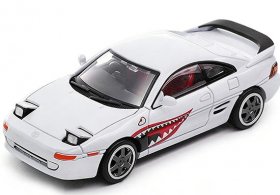 White 1:64 Scale Diecast Toyota MR-2 Model