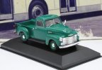 1:43 Green IXO Diecast 1958 Chevrolet 3100 Pickup Truck Model