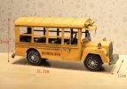 Yellow England Style School Bus Model