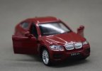 1:43 Scale Kids White / Red Diecast BMW X6 Toy