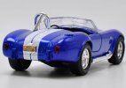 Kids 1:36 Scale Blue Diecast 1965 Ford Shelby Cobra 427 S/C Toy