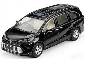 1:64 White / Black / Silver Diecast 2021 Toyota Sienna Model