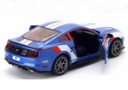 Blue 1:34 Scale Kids NO.54 Diecast 2018 Ford Mustang GT Toy