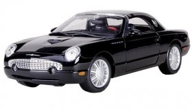 1:18 Scale Black MaiSto Diecast Ford Thunderbird Model