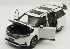 1:18 Scale Blue / White Diecast 2021 Kia Carnival Model