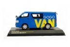 Blue 1:43 Scale TINY Diecast Toyota HIACE GOGOVAN