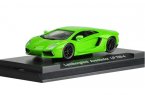 1:64 Green / White Diecast Lamborghini Aventador LP700-4 Model