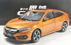 1:18 Scale Orange / Blue Diecast 2016 Honda New Civic Model