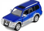1:32 Blue / White / Black /Silver Diecast Mitsubishi Pajero Toy
